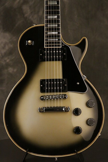 Gibson Les Paul Custom w DiMarzio pickups 1984 Silverburst