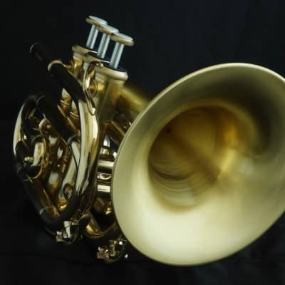 Satin Lacquer ACB Doubler's Large Bell Pocket Trumpet! image 6