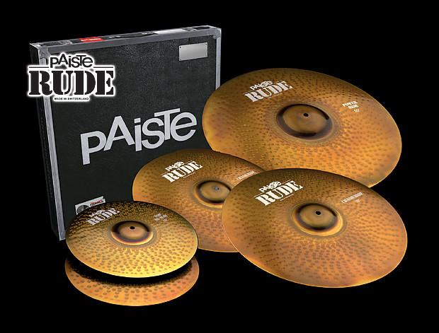 Paiste rude cymbal outlet pack