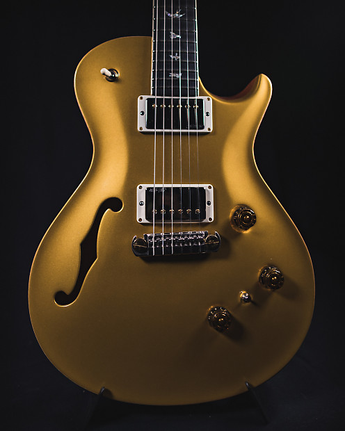 PRS P245 Semi Hollow Gold Top Ebony Fingerboard 58 15 Pickups Piezo Hybrid HW