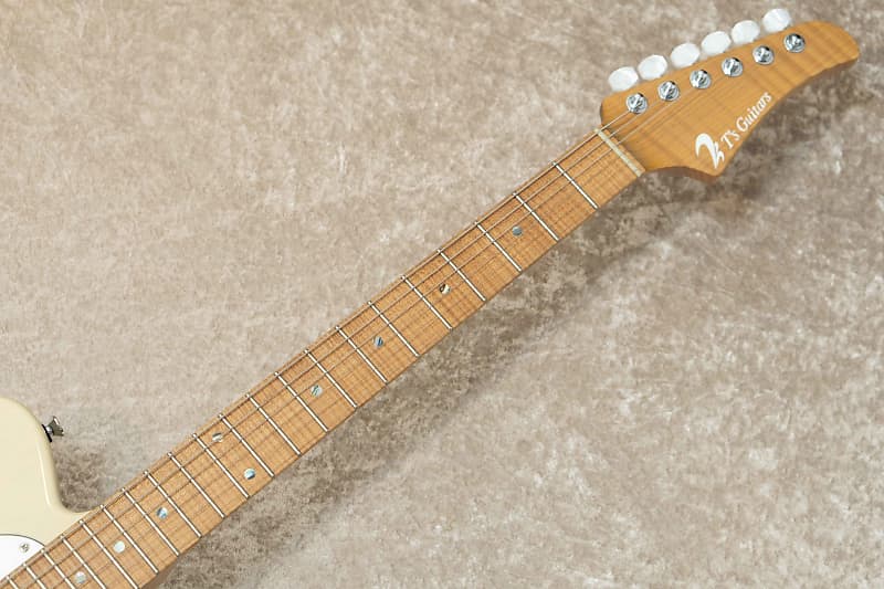 T's Guitars DTL-Classic22 w/Roasted Flame Maple Neck -White Blonde- [Made  in Japan]