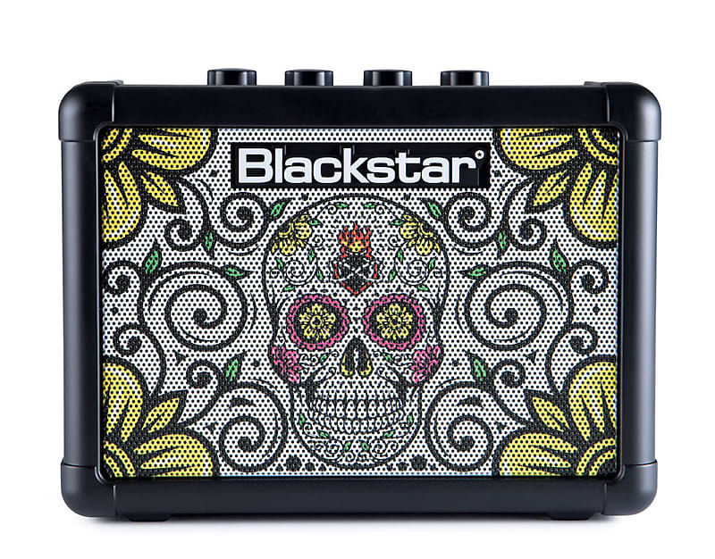 Blackstar Fly 3 Sugar Skull Limited Edition 2-Channel 3-Watt 1x3" Portable Guitar Amp image 2
