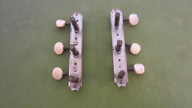 Vintage 1940s 1950s Gibson Kluson Single Line Tuning Machines for ES-125 / Acoustic or Similar Guitar image 1