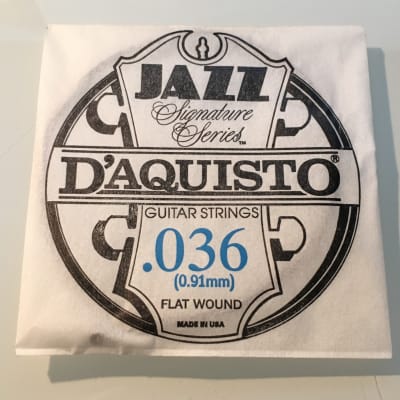 D'Aquisto RARE Jazz Signature Series String .036