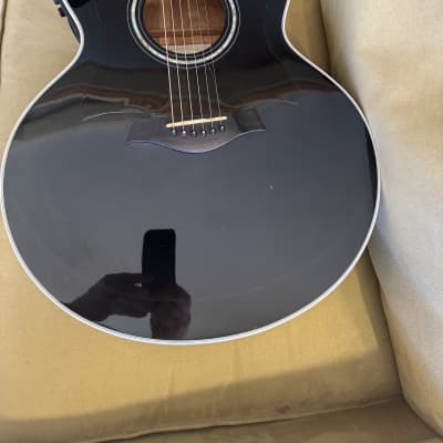 Taylor 615ce with Fishman Electronics 1998 Custom Piano Black for sale