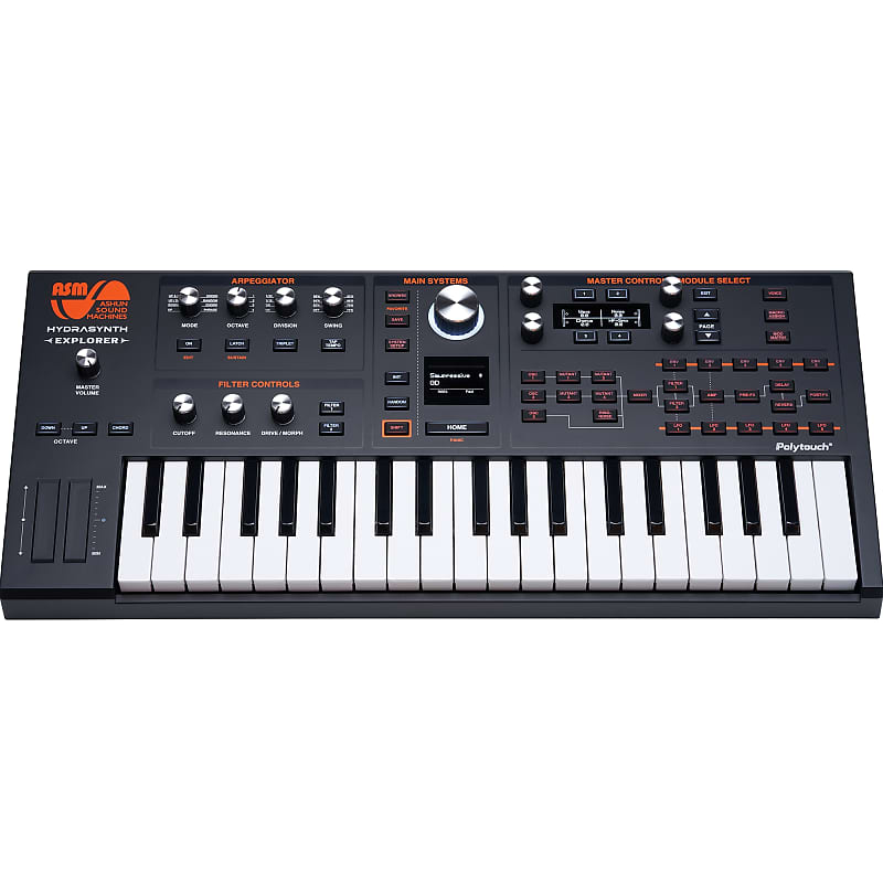ASM Hydrasynth Explorer 8-Voice Digital Polyphonic Aftertouch Keyboard Synthesizer image 1
