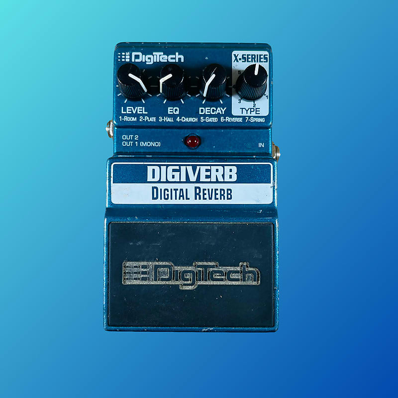 Digitech DigiVerb Digital Reverb Pedal | Reverb