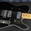 NEW 2021 Fender American Ultra Luxe Telecaster Floyd Rose HH Mystic Black Authorized Dealer In-Stock