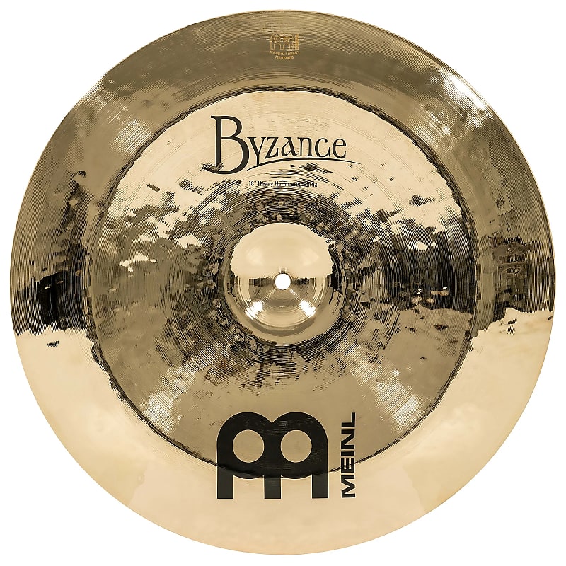 Meinl 18" Byzance Brilliant Heavy Hammered China Cymbal imagen 1