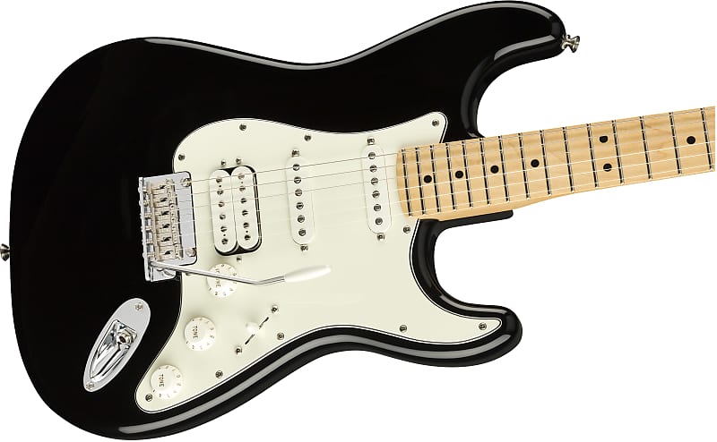 Fender Player Stratocaster HSS Black with Maple Fretboard image 1