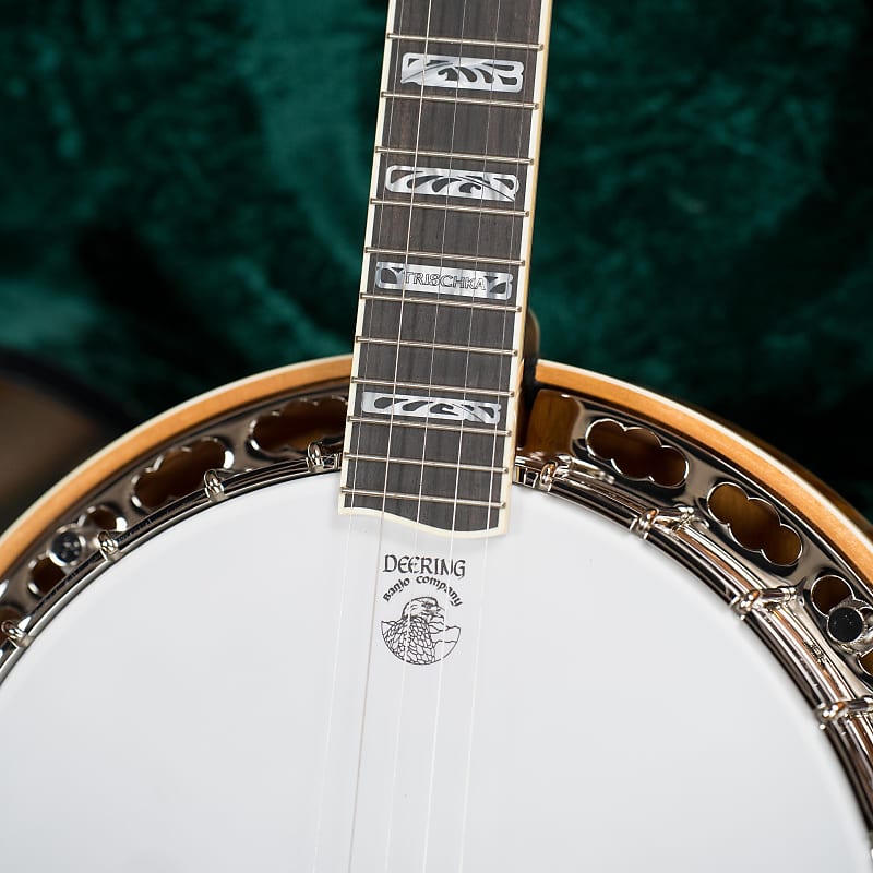 Deering Tony Trischka Silver Clipper Resonator Banjo w/Spikes Installed at 7, 8, 9, and 10 #0100 image 1