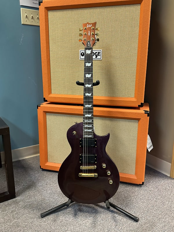 ESP LTD EC-1000 Deluxe - Gold Andromeda image 1