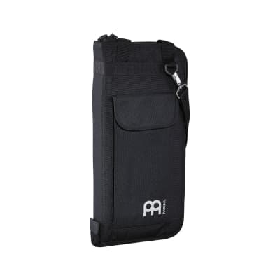 Meinl Percussion MSB-1 Standard Drum Stick/Mallet Bag with External Pocket &Floor Tom Hooks, Black image 1