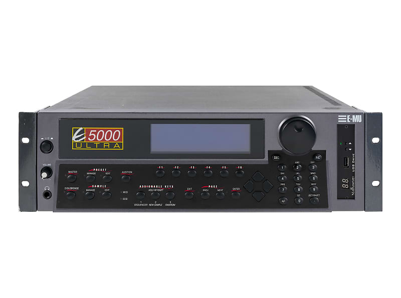 EMU E5000 ULTRA サンプラー E-MU Systems E5000 Ultra Rackmount 64-Voice Sampler Workstation