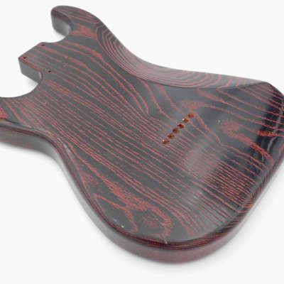 4lbs 5oz BloomDoom Nitro Lacquer Aged Relic Doghair Hardtail S-Style Custom Guitar Body image 6
