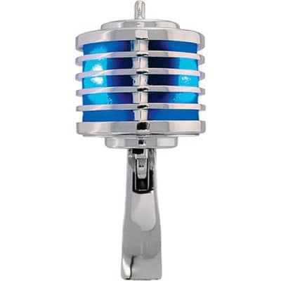 Heil Sound The Fin Dynamic Chrome Vocal Microphone (Blue LEDs) 885936695113 Chrome / Blue image 2