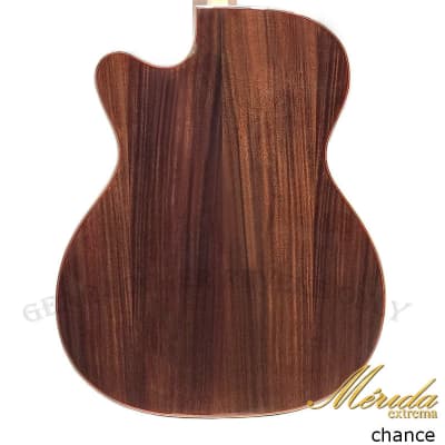 Merida Extrema chance Solid Cedar & Rosewood OOM cutaway acoustic guitar image 3