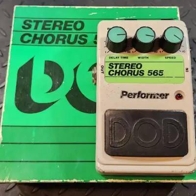 DOD Performer Stereo Chorus 565 Vintage with box papers and power supply !!! image 2
