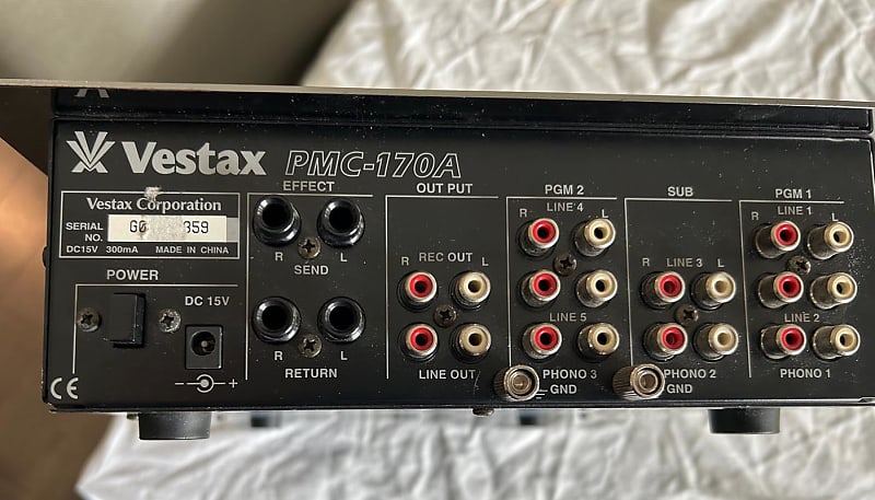 Vestax PMC-170A 2-channel DJ Mixer Mixing Controller