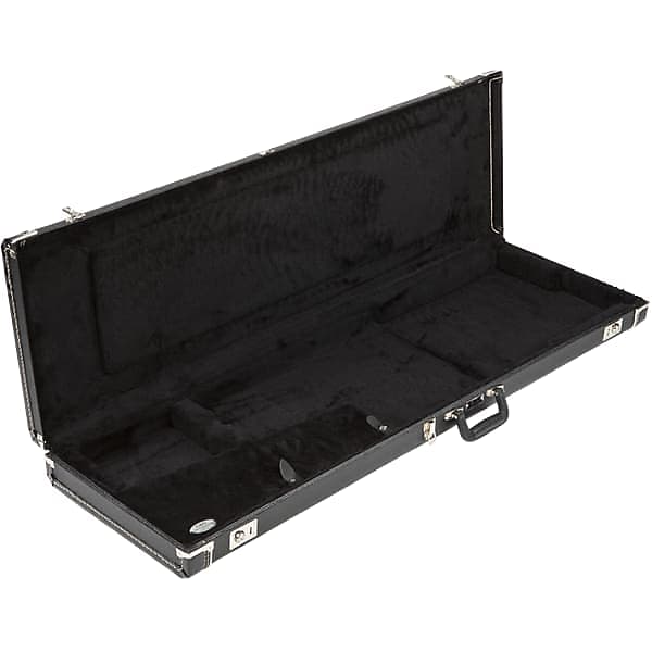G&G Jazz Bass /Jaguar Bass  Standard Hardshell Case Black with Black Acrylic Interior image 1