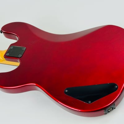 Schecter Genesis Bass, "Man, the Nut Was Just Gone," 1985 - Metallic Candy Red image 5