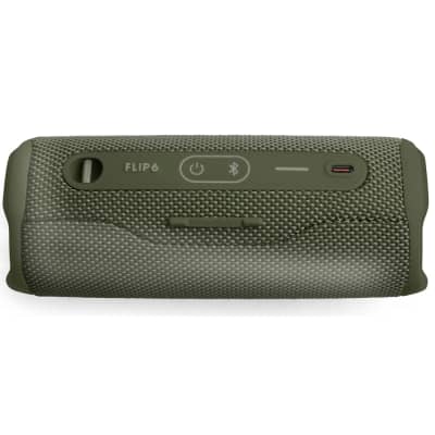 JBL Flip 6 Portable Waterproof Bluetooth Speaker (Green) image 4