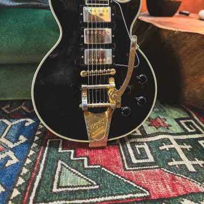 1989 Gibson Les Paul Custom Black Beauty 35th Anniversary in Ebony (w/ Bigsby, and NOHC) for sale