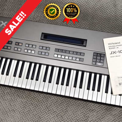 Roland Super JX-10 with updated IC - Chip SET Vers. 2.10 & 2.30 ✅RARE from ´70s -´80s✅ Professional Synthesizer✅ Cleaned & Full Checked ✅