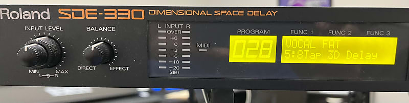 Roland SDE-330 Dimensional Space Delay - Black | Reverb