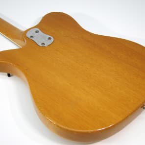 Vintage 1972-1973 Mosrite 350 Stereo Solid Body Electric Guitar Natural Mahogany Clean All Original! image 9