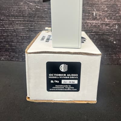 October Audio Nvmber Drive Overdrive Guitar Effects Pedal (Carle Place, NY) image 3