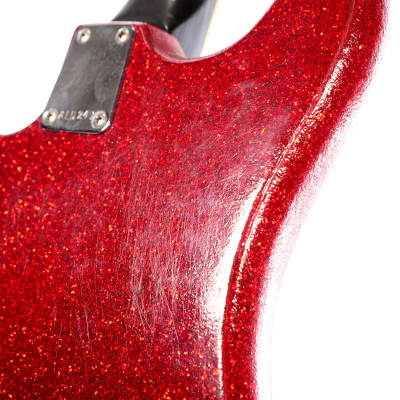 Norma 4-Pickup Electric Guitar Red Sparkle 1960's w/GigBag VINTAGE image 13