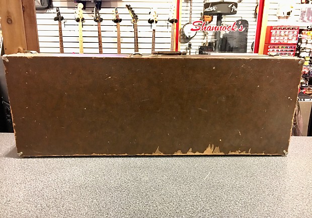 【お気にいる】 Guitar Hardshell Rectangle Brown Gibson Case 80's Vintage その他