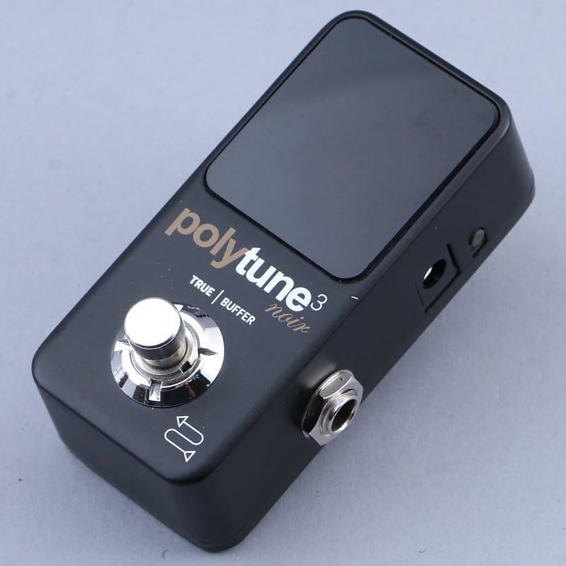 TC Electronic Polytune 3 Mini Noir Chromatic Tuner Guitar Effects