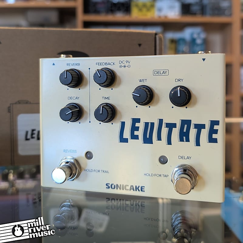 SONICAKE Levitate Delay Reverb 2 in 1 Guitar Effects Pedal Digital - Used, with Box
