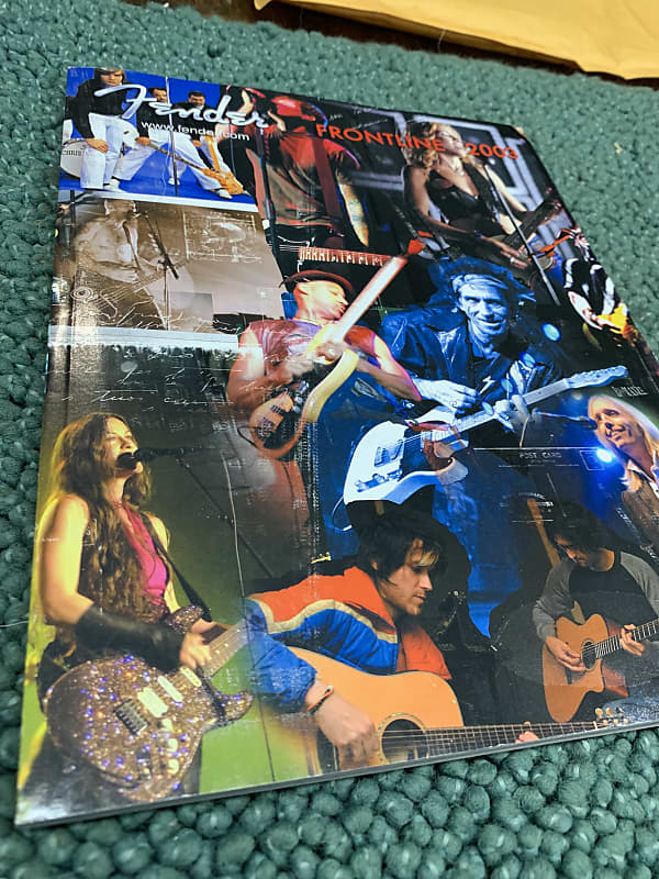 Fender Frontline catalog 2003, playboy nude 40th annyversary Reverb