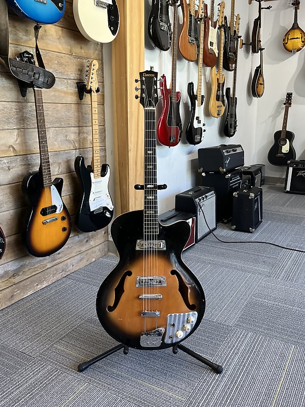 Decca Hollow body electric (es137 style) 1960’s Sunburst Reverb