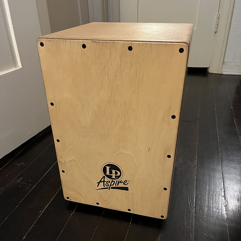LPLatin Percussion Aspire Cajon Natural Reverb
