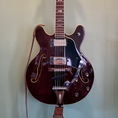 Univox Coily Hollow Body 1960s Walnut Brown Made in Japan