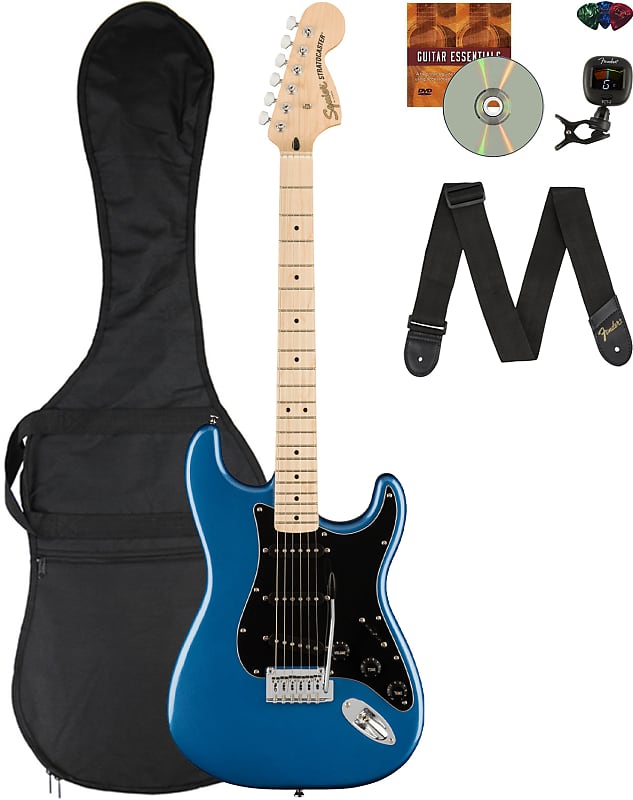 Fender Squier Affinity Stratocaster - Lake Placid Blue w/ Gig Bag