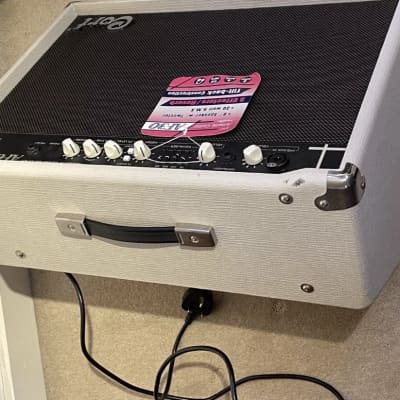 Cort AF30 Acoustic Instrument Amplifier, 30 Watts Tilt-back Design - Cream image 7