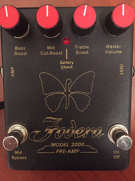 Fodera MODEL 2000 プリアンプ Fodera model 2000（ビンテージ）【楽器検索デジマート】