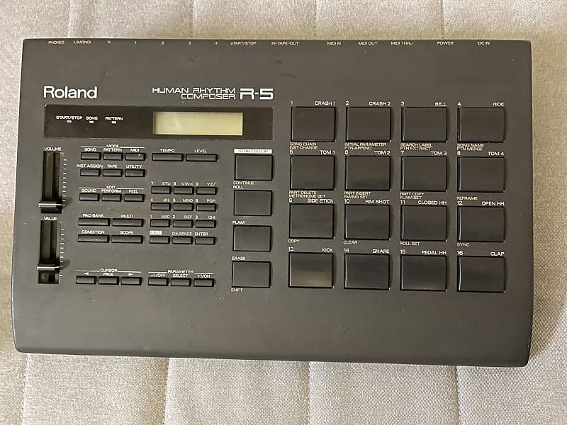 Roland R-5 Human Rhythm Composer 1990s - Black | Reverb