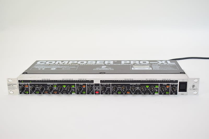 【極美品】Behringer MDX2600 COMPOSER PRO-XL Behringer Composer PRO-XL MDX2600 V2 2-Ch Expander/Gate