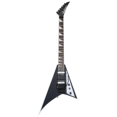 Jackson JS32 Rhoads Electric Guitar (Black with White Bevels)(New) image 1