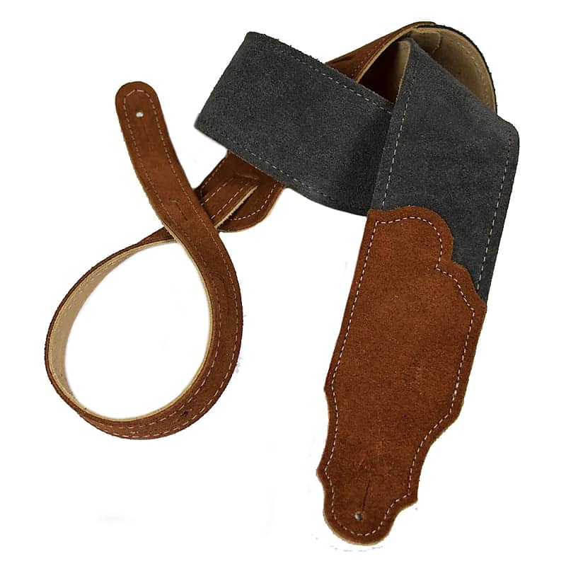 Franklin Strap 2.5'' Gray Suede With Rust Suede Ends image 1