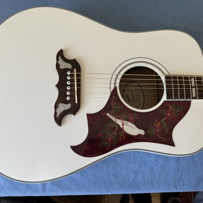 Epiphone Dove Pro Acoustic Electric Guitar - Alpine White for sale