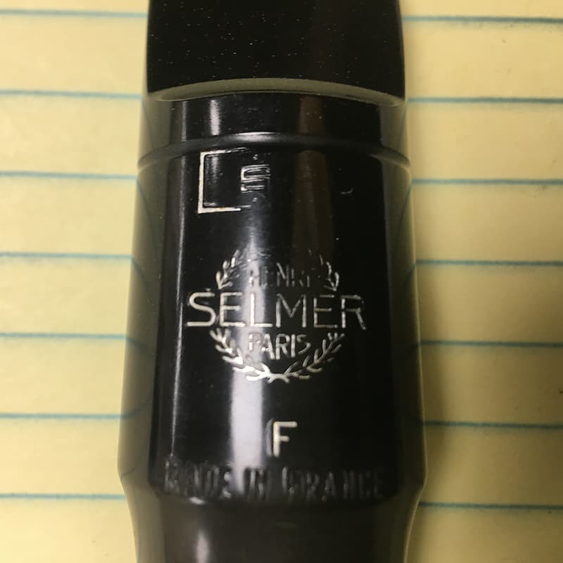 Selmer S80 "F" Hard Rubber Alto Saxophone Mouthpiece. Great Player - SKU:1192 image 1