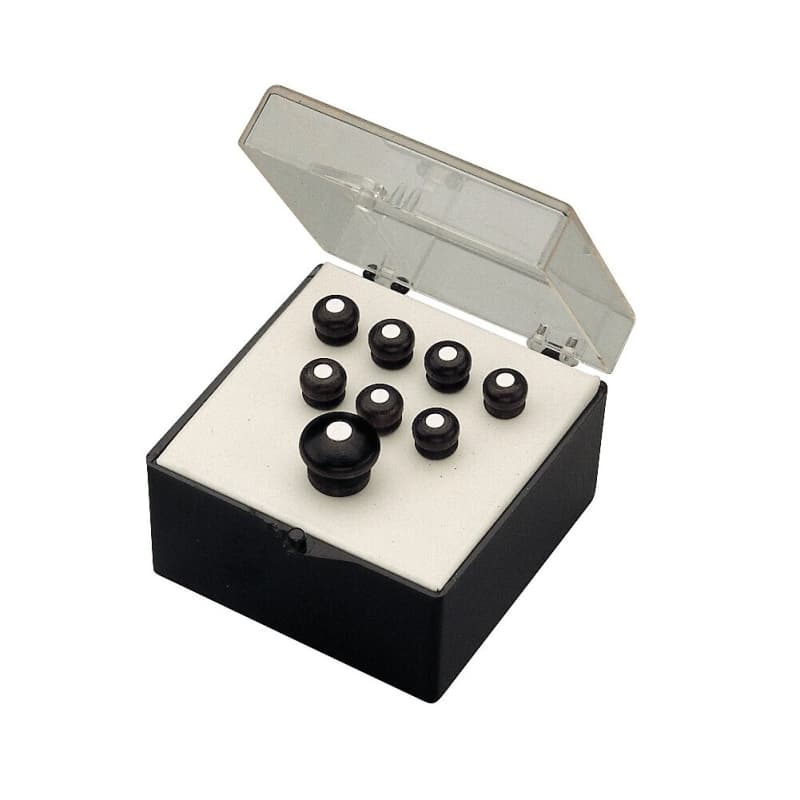 Martin Bridge and End Pin Set, White with Tortoise Inlay, 18APP60