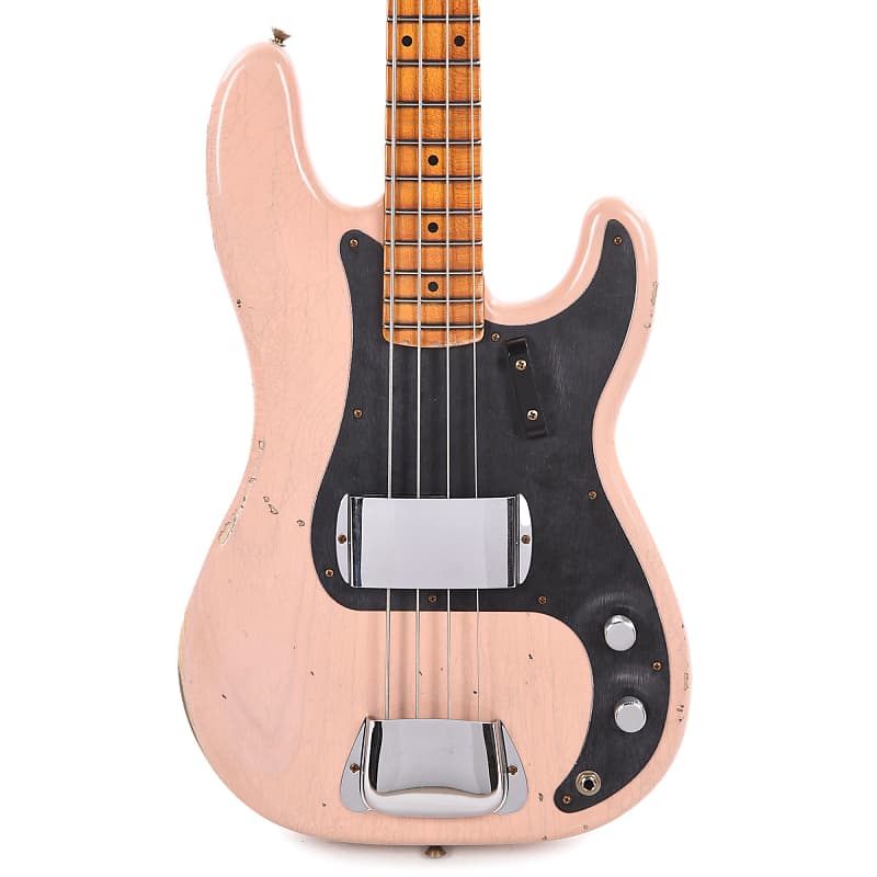 Fender Custom Shop 1957 Precision Bass Ash Relic Aged Trans Shell Pink (Serial #R132500) image 1